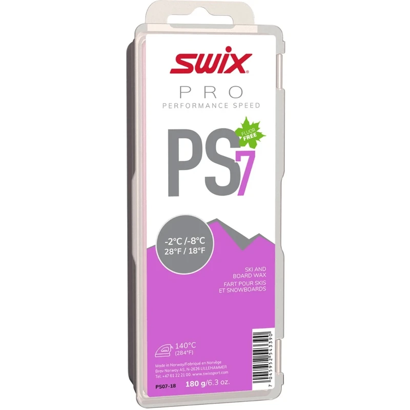 Swix PS7 Violet -2°C/-8°C Ski And Snowboard Wax 1 Swix PS7 Violet -2°C/-8°C Ski And Snowboard Wax