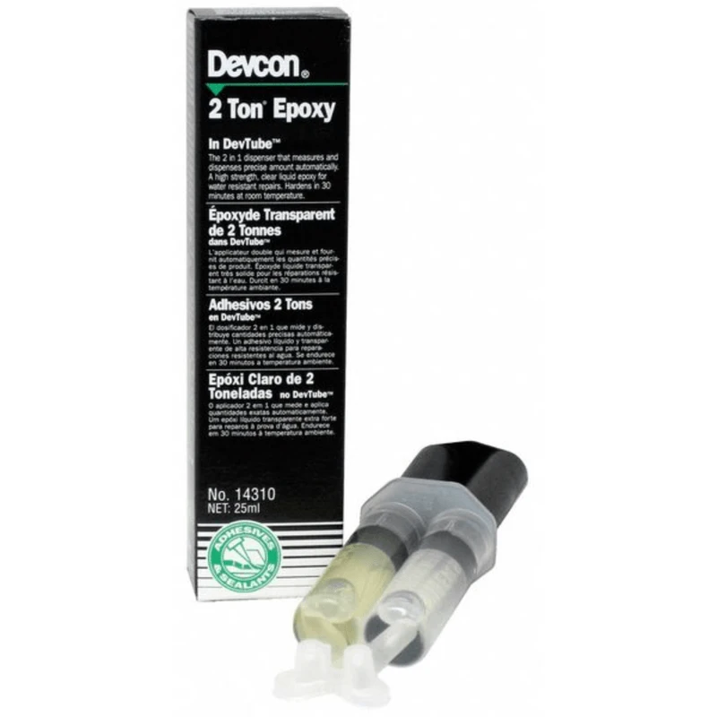 Devcon 2Ton Clear Epoxy Adhesive 1 Devcon 2Ton Clear Epoxy Adhesive