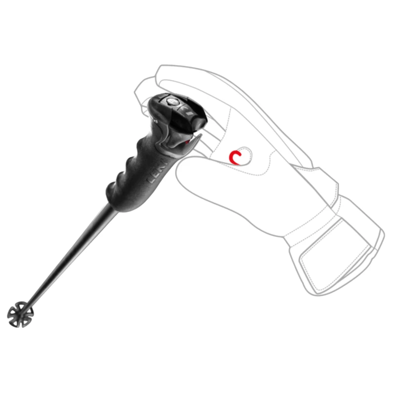 LEKI Detect S Ski Pole 2 LEKI Detect S Ski Pole - Image 2